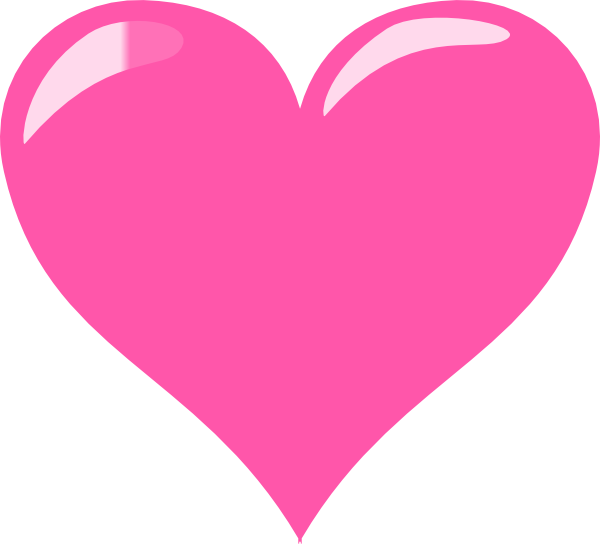 Pink Heart Clip Art At Clker Com   Vector Clip Art Online Royalty    