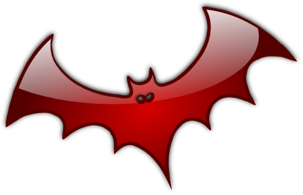 Red Bat Clip Art At Clker Com   Vector Clip Art Online Royalty Free