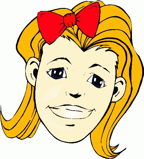 Smiling Girl Face Clip Art Free Download Related Files