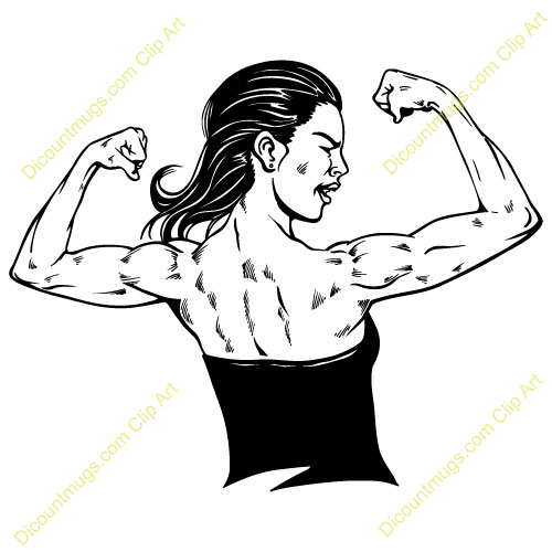 Strong Girl Clipart Woman Strong