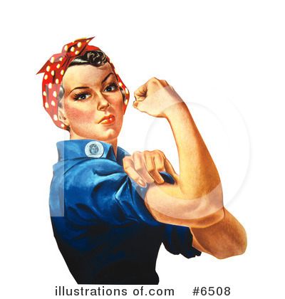 Strong Woman Clip Art Rosie The Riveter Clipart