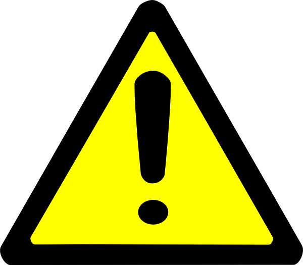 Vector Warning Sign Clip Art 103392 Warning Sign Clip Art Hight Png