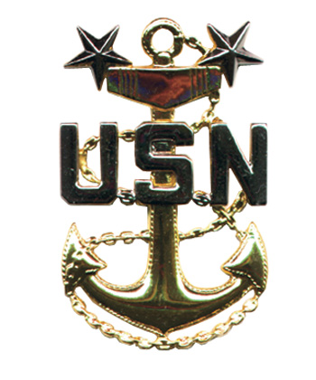 Worldwide Militaria Llc  Navy Master Chief Petty Officer Cap Badge