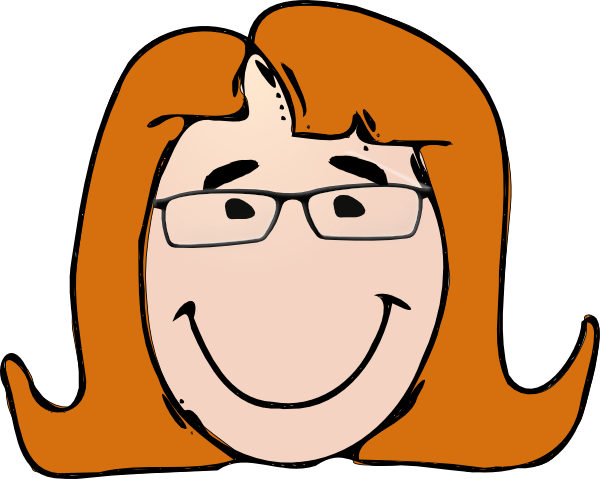 You Can Use This Geeky Girl Face Clip Art For Personal Or Commercial    