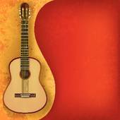 Classic Guitar Clipart For Powerpoint Template Background The Image