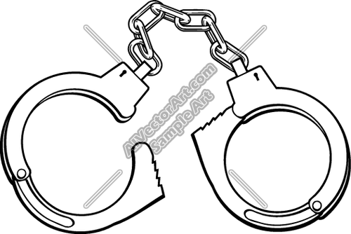 Clip Art Broken Chain Handcuffs Clipart   Cliparthut   Free Clipart