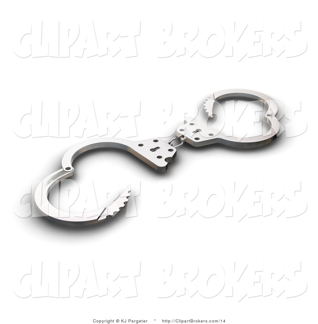 Clip Art Of 3d Police Handcuffs Clip Art Kj Pargeter