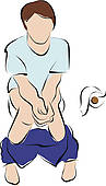 Constipation   Clipart Graphic