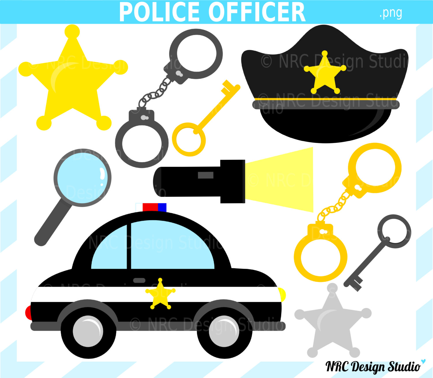 Final Sale Policeman Clip Art Police Officer By Nrcdesignstudio