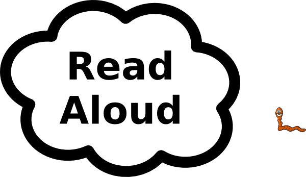 Read Aloud Sign Clip Art