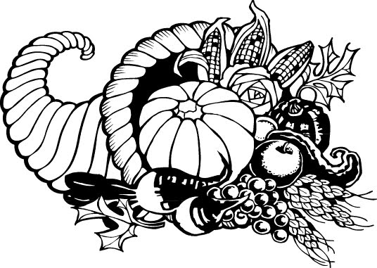 Thanksgiving Food Clipart Black And White I M Hosting Thanksgiving
