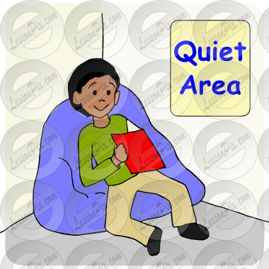 Area Picture For Classroom   Therapy Use   Great Quiet Area Clipart