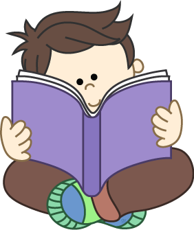 Boy Reading A Book Clipart In Png Format