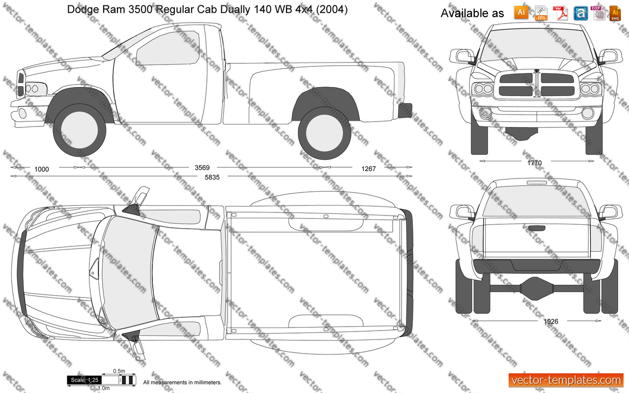 Cars   Dodge   Dodge Ram 3500 Regular Cab Dually 140 Wb 4x4
