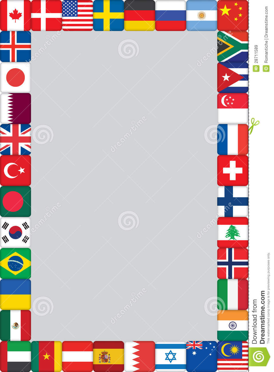 Displaying 19  Images For   International Flag Border Clip Art