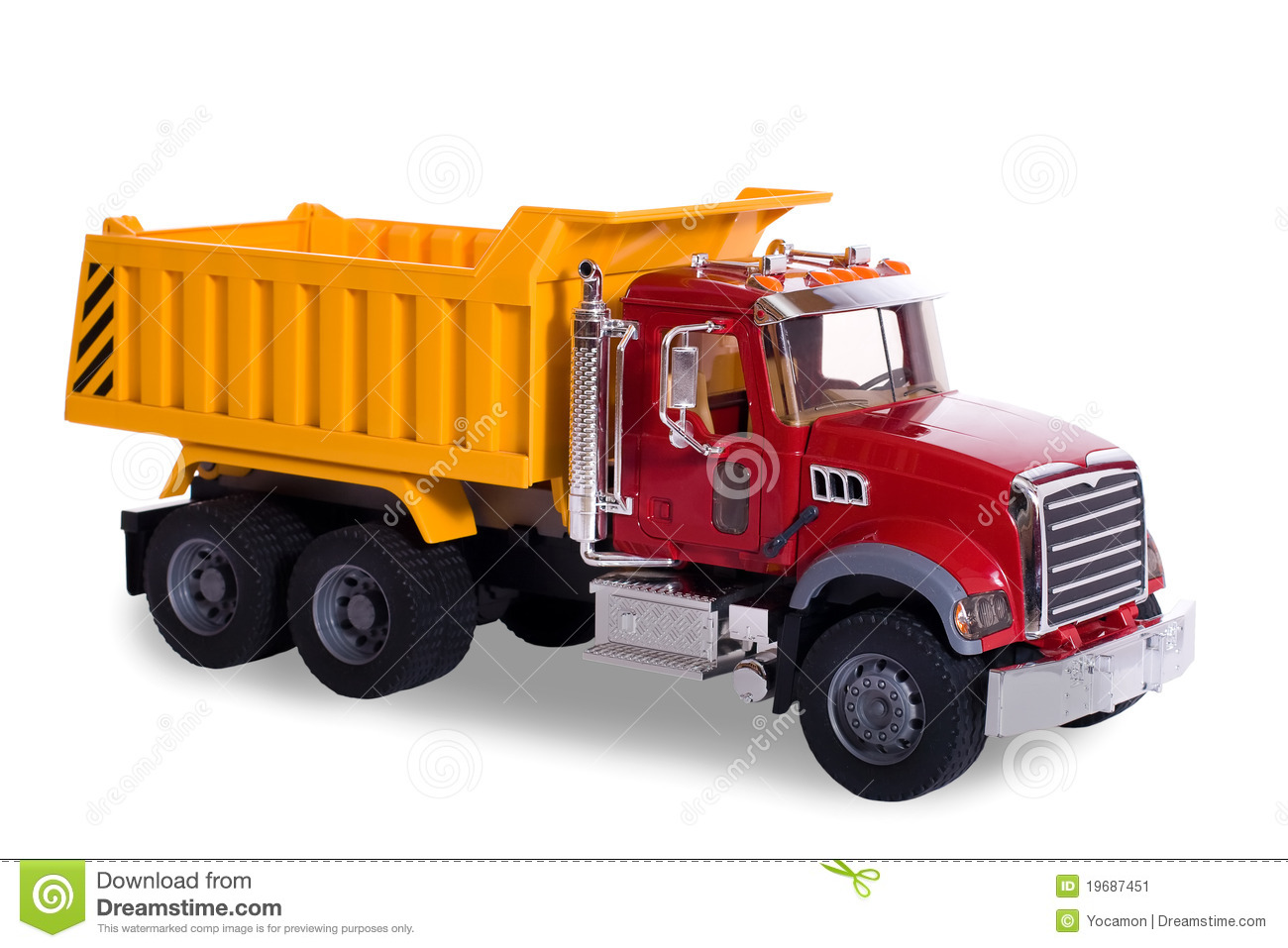 Dump Truck Toy Stock Image   Image  19687451