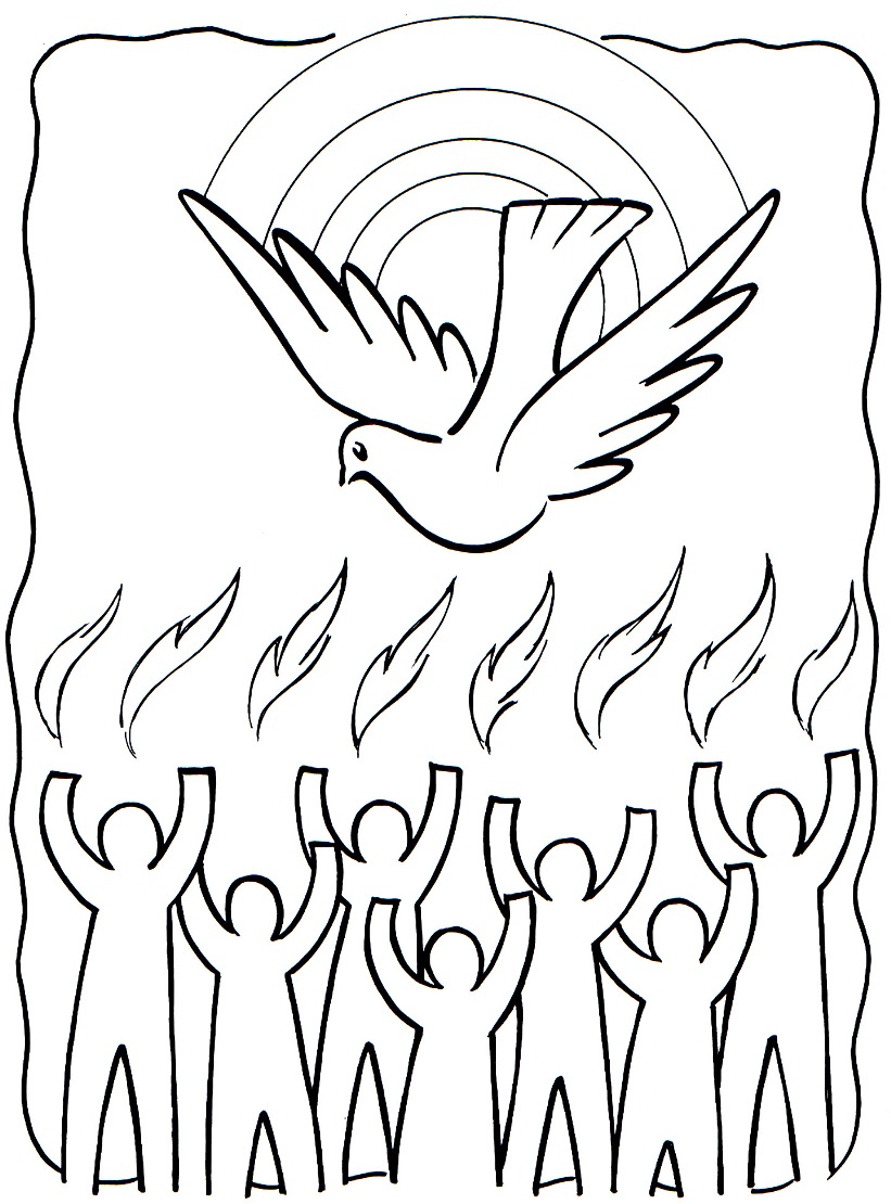 Holy Spirit   Pentecost Coloring Pages