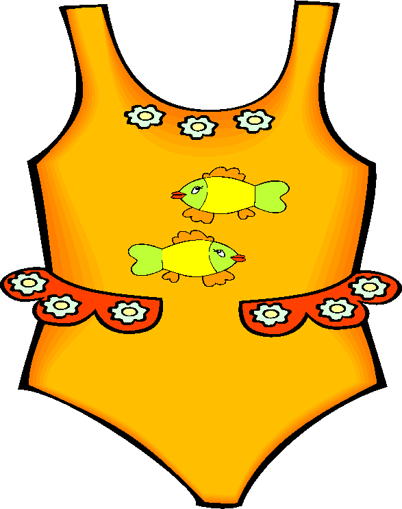 Kids Bathing Suit Clip Art Swimsuit Clipart