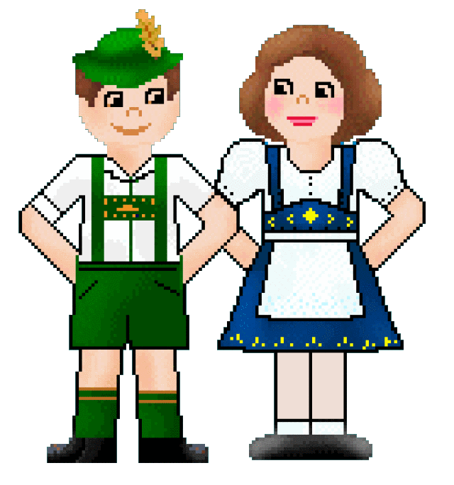 Locate A Couple In German Festival Costumes