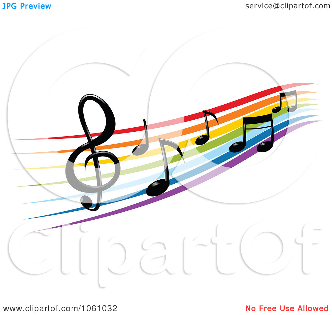 Music Staff Clip Art Free Music Notes Clip Art   Group Clipart