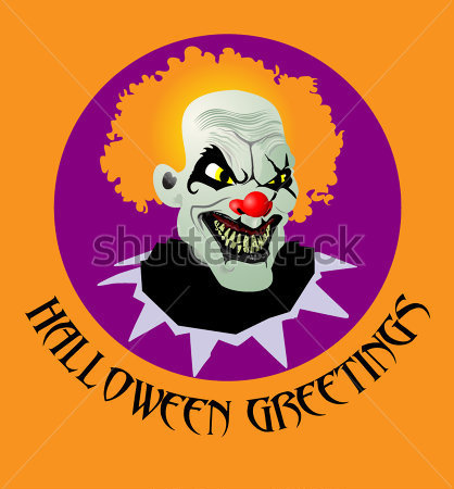 Psycho Clown De Halloween Im Genes Predise Adas  Clip Arts