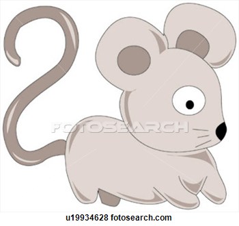 Rat Fortune Telling Illustration Mouse Cute Computer Graphic View