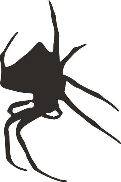 Spider Silhouette Clip Art At Clker Com   Vector Clip Art Online