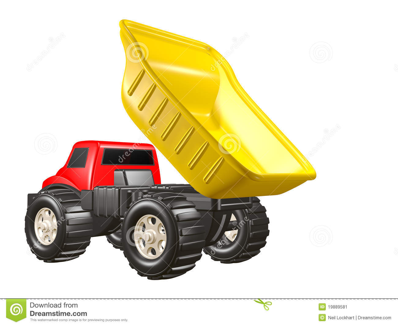 Toy Dump Truck Dumping Stock Image   Image  19889581