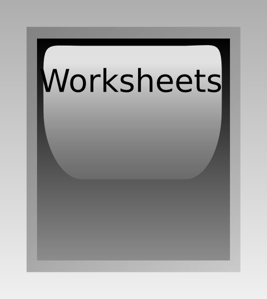 Worksheets Button Grey Clip Art At Clker Com   Vector Clip Art Online
