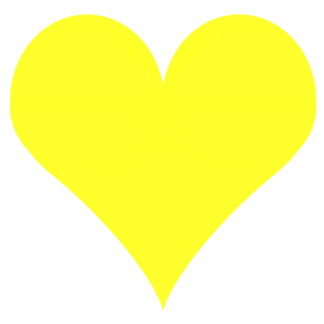 Yellow Heart Clip Art Images   Pictures   Becuo