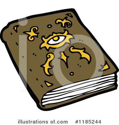 Book Of Spells Clipart  1185244 By Lineartestpilot   Royalty Free  Rf    