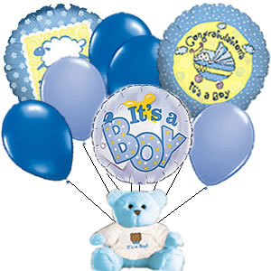 Boy Teddy Bear Balloon Bou   Free Images At Clker Com   Vector Clip