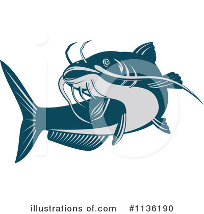 Catfish Clipart  1136190   Illustration By Patrimonio