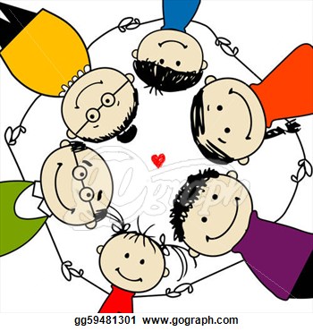 Clip Art Of A Happy Family Cli Family Happy Family Clipart Happy