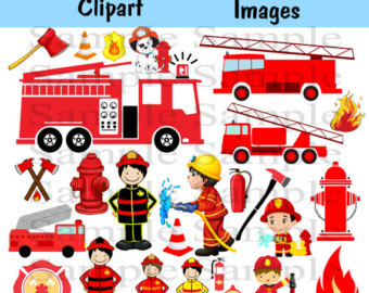 Clipart Instan T Dowload Fireman Boys Clip Art Fire Truck Clipart