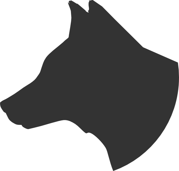 Dog Head Profile Clip Art At Clker Com   Vector Clip Art Online