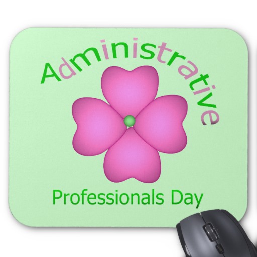 Flower Art Administrative Professionals Day Mouse Pad   Zazzle