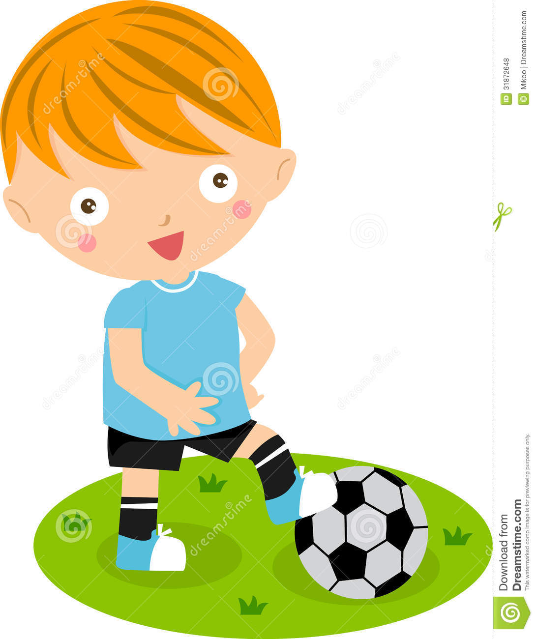 Football Free Cute Clipart For Kids A Cute Little Boy With A Football
