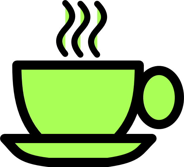 Green Tea Cup Clip Art At Clker Com   Vector Clip Art Online Royalty