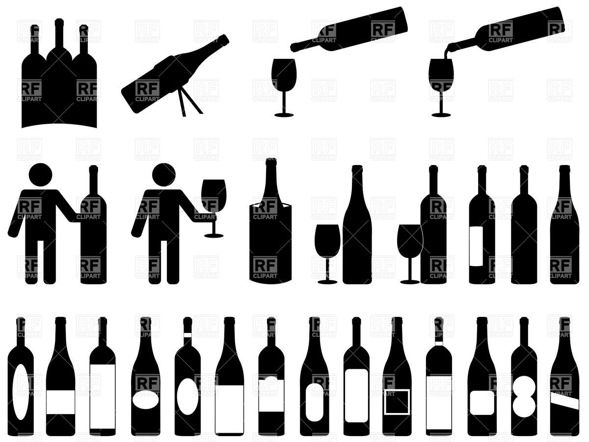 People With Wine Bottles   Bar And Alcohol Icons 34649 Download    