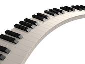 Piano Keys   Royalty Free Clip Art