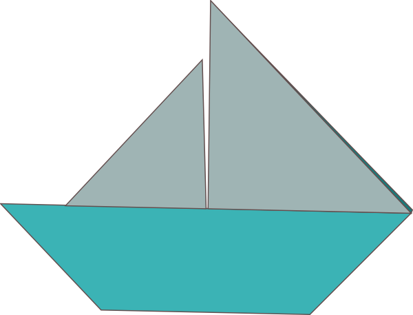 Simple Sailboat Clip Art