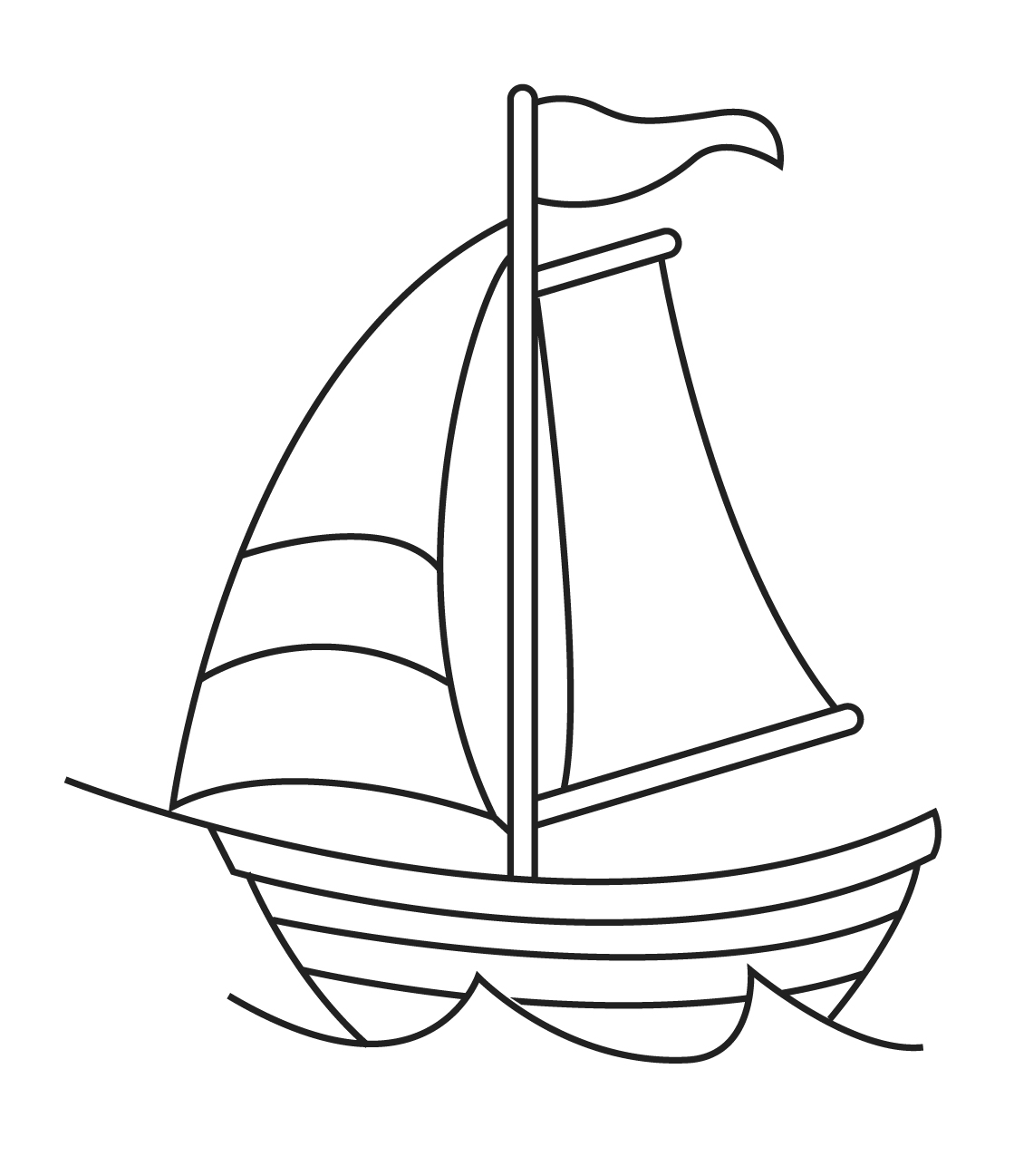 Simple Sailboat Drawing   Clipart Panda   Free Clipart Images