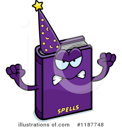Spell Book Clipart  1187748 By Cory Thoman   Royalty Free  Rf  Stock