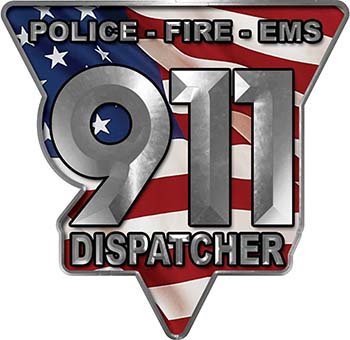 911 Emergency Dispatcher Police Fire Ems Decal 911 Dispatcher Art 911
