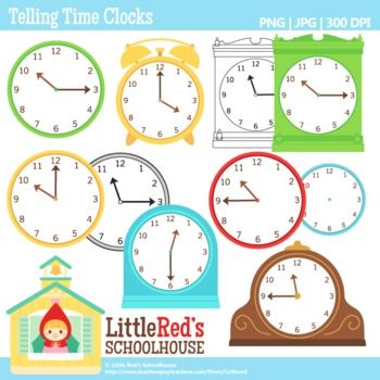 Clip Art  Telling Time Clocks   Blank  00  15  30  45 Clipart