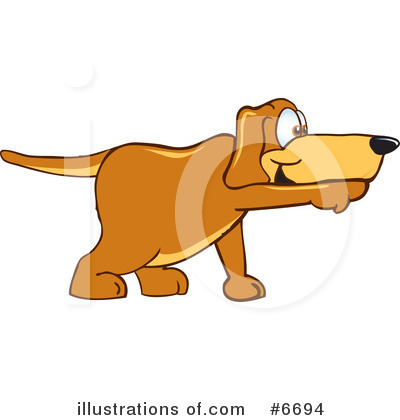 Clip Art Vector Of Snarling Cartoon Husky Dog Mascot Husky Mascot    