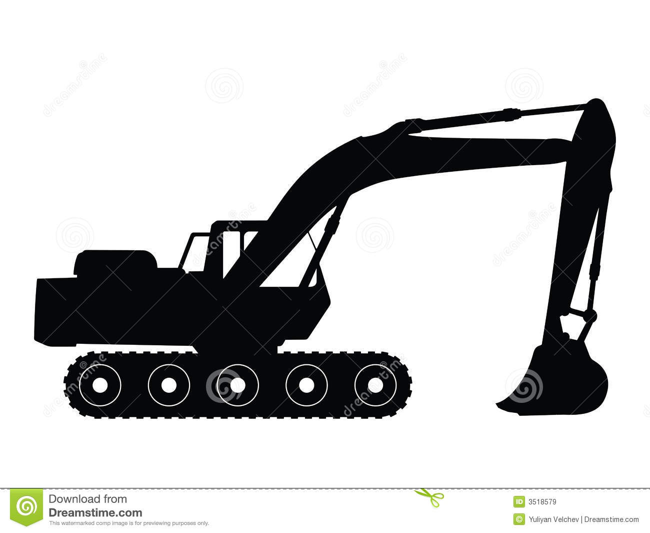 Excavator Royalty Free Stock Images   Image  3518579