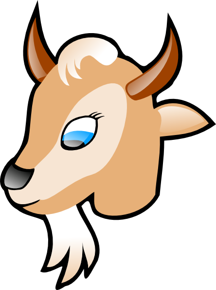 Goat Clip Art At Clker Com   Vector Clip Art Online Royalty Free    