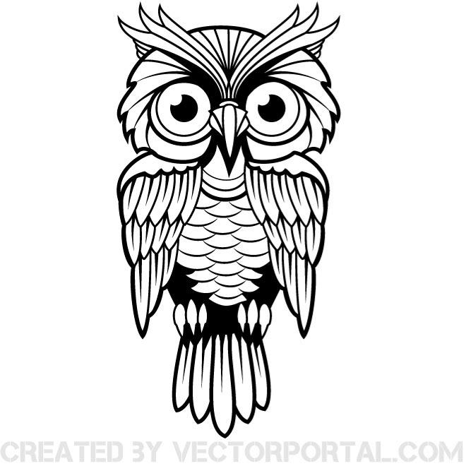 Owl Vector Clip Art Image   Download At Vectorportal